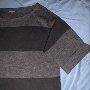 EILEEN FISHER | Striped Short Sleeve Top